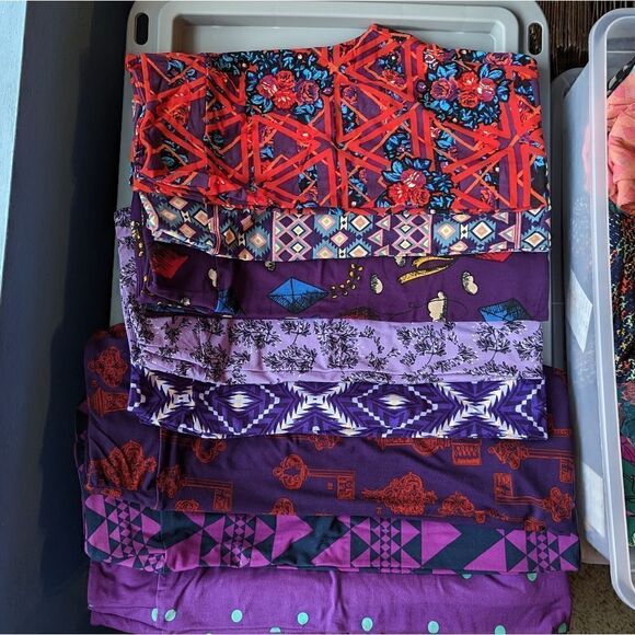 lot of 9 TC lularoe leggings - Picture 2 of 9